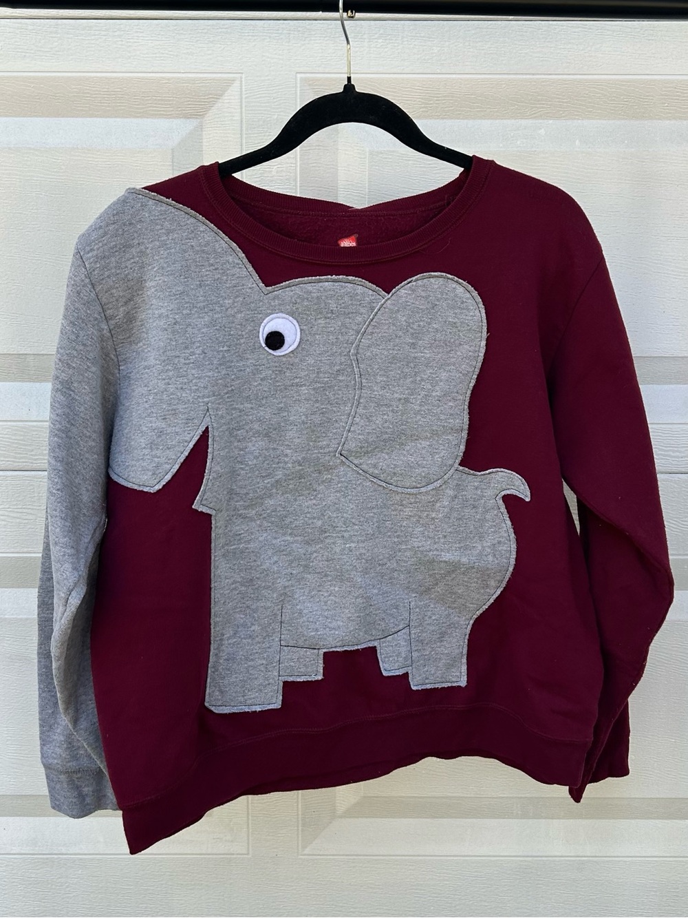 Upcycled Elephant crewneck